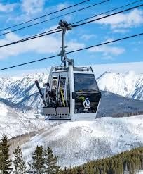 Gondola lift at Vail ski resort